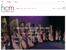 Tablet Screenshot of harpcolumnmusic.com